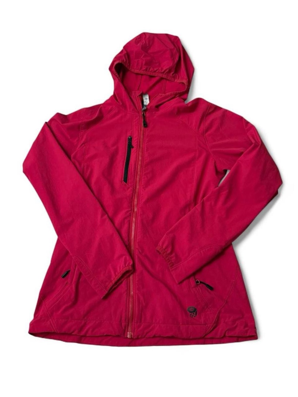 Mountain Hardwear Hooded Softshell Jacket - Red